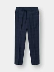 Quần Tây Nam 5S Fashion Dệt Kẻ Caro Slimfit QAU23056