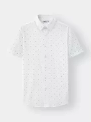 Áo Sơ Mi Nam 5S Fashion Họa Tiết Phom Slimfit ASC25030