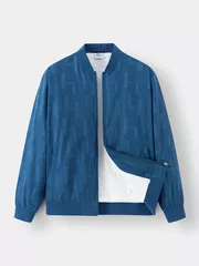 Áo Khoác Bomber Nam 5S Fashion Lót Lông Họa Tiết AKB24044