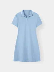 Váy Polo Nữ 5S Fashion Cổ V Phom Regular W0VAY26001