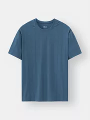 Áo Thun Nam Thể Thao 5S Fashion Dệt Jacquard Họa Tiết Regular ATS25052