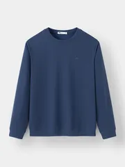 Áo Nỉ Cổ Tròn 5S Fashion Trơn Slimfit ANO23030