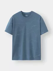 Áo Thun Nam Ngắn Tay Họa Tiết Phom Casual Fit ATS24006