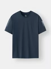 Áo Thun Nam Thể Thao 5S Fashion In Khỏe Khoắn Slimfit ATS25036