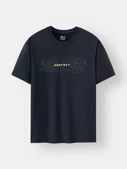 Áo Thun Nam Ngắn Tay 5S Fashion In Chữ Slimfit ATS24030