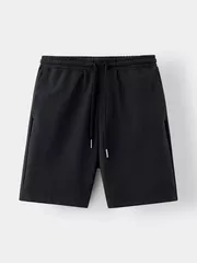 Quần Short Thun Nam 5S Fashion Trơn Basic Phom Slimfit BQST25004