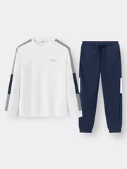 Bộ Quần Áo Nỉ Nam 5S Fashion Can Phối Phom Slimfit BNI23014