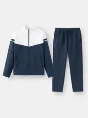 Bộ Nỉ Khóa Nam 5S Fashion Can Phối Phom Regular BNK24015