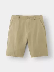 Quần Short Kaki Nam 5S Fashion Trơn Slimfit QSK24004