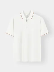 Áo Polo Nam 5S Fashion Cổ Khóa Vải Hiệu Ứng Phom Slimfit M0APC26014