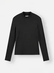 Áo Giữ Nhiệt Nữ Cổ 3 Phân 5S FASHION Mềm Ấm Phom Slimfit W0AGN26004