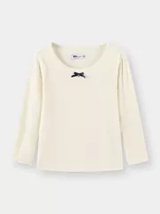 Áo Thun Bé Gái 5S Fashion Chất Gân Sọc Mềm Mại G0ATH25004