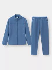 Bộ Quần Áo Gió Cổ Trụ Lót Nỉ 5S Fashion Regular BOG24009