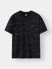 Áo Thun Nam Ngắn Tay Họa Tiết Phom Casual Fit ATS24006