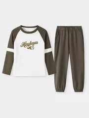 Bộ Thun Dài Bé Trai 5S Fashion Mặc Nhà Thoải Mái BBDAI25004