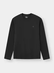 Áo Thun Nam Dài Tay 5S Fashion Trơn Basic Phom Regular M0ATH25009