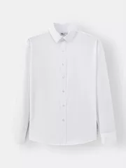 Áo Sơ Mi Nam Dài Tay Màu Trắng Phom Regular ASM24031
