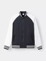 Áo Khoác Bomber Nam 5S Fashion Tay Raglan Phối Màu AKB24060