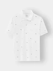 Áo Polo Nam 5S Fashion Họa Tiết In Tràn Slimfit APC24046