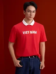 Áo Thun Unisex 5S Fashion Cotton Phom Casual Fit, Tự Hào Việt Nam U0ATS26051