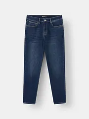 Quần Jean Nam 5S Fashion Trơn Phom Regular M0QJE25011