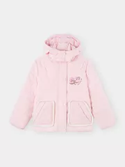 Áo Phao Bé Gái 5S Fashion Có Mũ Rời Dễ Thương G0APH25003