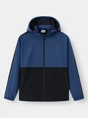 Áo Khoác Gió Nam Can Phối 5S Fashion Tháo Được Mũ BAKG24004