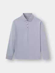 Áo Polo Dài Tay 5S Fashion Cổ Phối Màu Slimfit APD23600