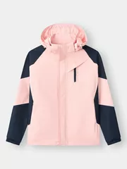 Áo Khoác Gió Nữ Lót Nỉ 5S Fashion Can Phối Mũ Rời W0AKG25002-W0AKG25102