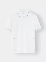 Áo Polo Nam Cotton Họa Tiết 5S Fashion Slimfit APC25061