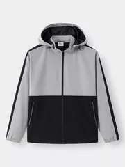 Áo Khoác Gió Nam Can Phối 5S Fashion Tháo Được Mũ BAKG24004