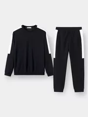 Bộ Quần Áo Dài Tay Nam Chất Nỉ 5S Fashion Can Phối BNI23105