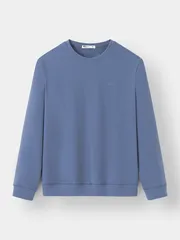 Áo Nỉ Cổ Tròn 5S Fashion Trơn Slimfit ANO23030