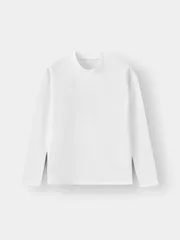 Áo Giữ Nhiệt Cổ 3 Phân Cho Bé Trai Bé Gái HEAT-TECH Extra-warm Lót Bông Nỉ K0AGN25006