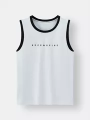 Áo Sát Nách Nam 5S Fashion In Chữ Regular ASN24005