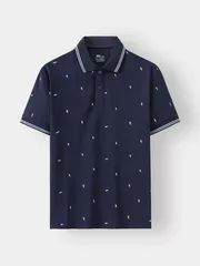 Áo Polo Nam 5S Fashion In Họa Tiết Slimfit APC24051