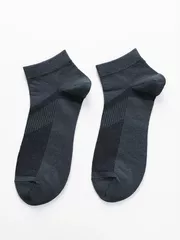 Tất Nam Cổ Lửng 5S Fashion Họa Tiết Đơn Giản TAT24126