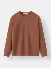 Áo Nỉ Nam 5S FASHION Họa Tiết Phom Slimfit ANI24010