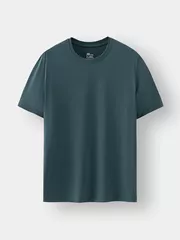 Áo Thun Nam Ngắn Tay 5S Fashion Sport Trơn Slimfit ATS24050