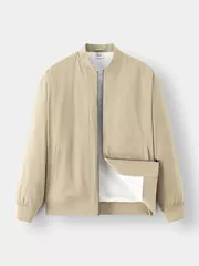 Áo Khoác Bomber Nam 5S Fashion Lót Lông Dày Dặn AKB24034