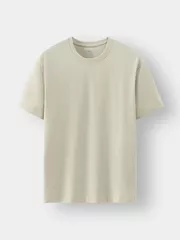 Áo Thun Nam Ngắn Tay 5S Fashion Trơn Slimfit ATS24052