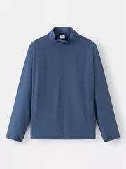 Áo Khoác Thời Trang Nam 5S Fashion Cổ Trụ Lót Nỉ Basic AKH24010