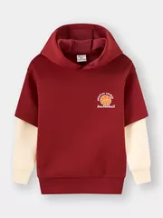 Áo Nỉ Hoodie Bé Trai 5S Fashion Can Phối Phom Regular B0ANI25001