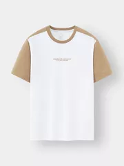 Áo Thun Nam Ngắn Tay 5S Fashion Tay Raglan Slimfit ATS24017