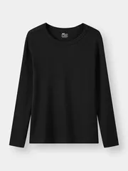 Áo Thun Nữ 5S Fashion Cổ Tròn Vải Hiệu Ứng Melange W0ATH25003