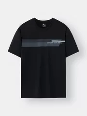 Áo Thun Nam Thể Thao 5S Fashion In Phong Cách ATS25016