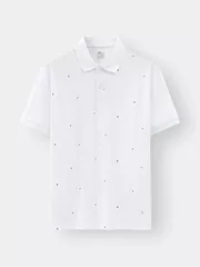 Áo Polo Nam Họa Tiết Hình Học 5S Fashion Slimfit APC25076