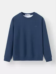 Áo Nỉ Nam Dài Tay 5S Fashion Basic Slimfit BANI24101