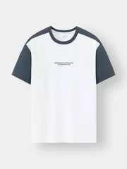 Áo Thun Nam Ngắn Tay 5S Fashion Tay Raglan Slimfit ATS24017