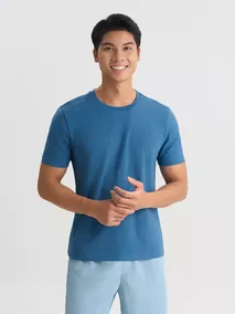 Áo Thun Nam 5S Fashion Họa Tiết Phom Slimfit ATS25057